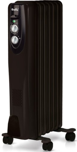 Радиатор (обогреватель) масляный Ballu Classic black BOH/CL-07BRN-7 секций  картинка